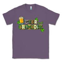 Lavender Beer and shamrock Classic Tee - CowGirlArtShop