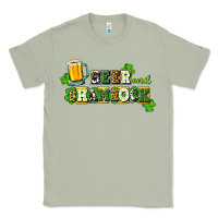 Matcha Beer and shamrock Classic Tee - CowGirlArtShop