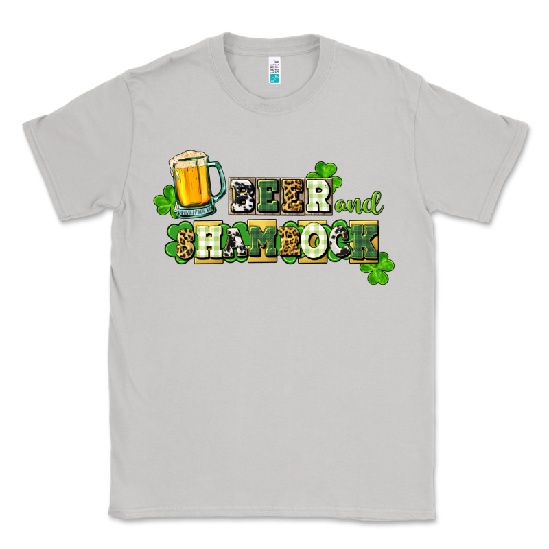 Beer And Shamrock Classic Tee by CowGirlArtShop | Teevron