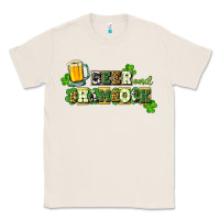 Natural Beer and shamrock Classic Tee - CowGirlArtShop