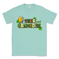 Seafoam Beer and shamrock Classic Tee - CowGirlArtShop