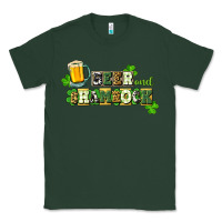Sports Green Beer and shamrock Classic Tee - CowGirlArtShop