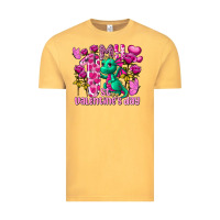 Vintage Mustard my first valentine's day dragon Vintage Tee - FaDigitalArtStudio