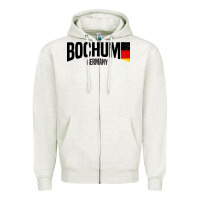Oatmeal Heather Bochum Zipper Hoodie - artisFamous