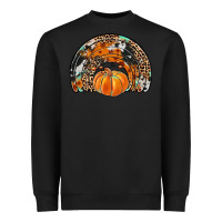 Black western pumpkin fall rainbow Heavyweight Sweatshirt - JahusDesignShop