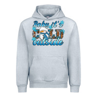 Heather Grey Baby it's cold outside Urban Hoodie - RanaPortraitStore