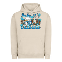 Pigment French Oak Baby it's cold outside Urban Hoodie - RanaPortraitStore