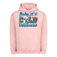 Pigment Salmon Baby it's cold outside Urban Hoodie - RanaPortraitStore