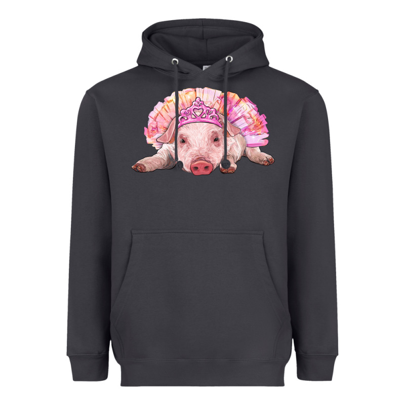 Balerina Baby Pig With Tutu Heavyweight Hoodie by RanaPortraitStore | Teevron