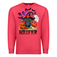 Cardinal Boo heifer black angus Premium Sweatshirt - RanaPortraitStore