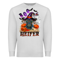 Dove Grey Boo heifer black angus Premium Sweatshirt - RanaPortraitStore
