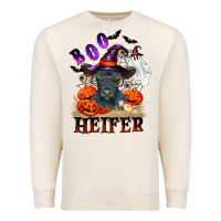 Sandshell Boo heifer black angus Premium Sweatshirt - RanaPortraitStore