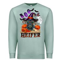 Seafoam Boo heifer black angus Premium Sweatshirt - RanaPortraitStore