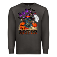 Smoke Boo heifer black angus Premium Sweatshirt - RanaPortraitStore