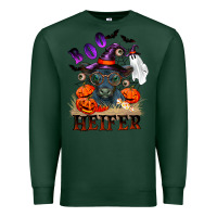 Sports Green Boo heifer black angus Premium Sweatshirt - RanaPortraitStore