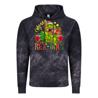 Cloud Black Merry Rexmas Vintage Hoodie - CowhideDigitalArt