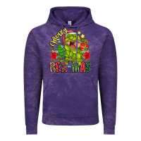 Cloud Purple Merry Rexmas Vintage Hoodie - CowhideDigitalArt