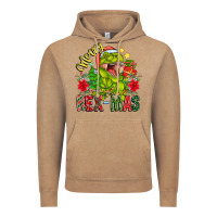 Vintage Coffee Merry Rexmas Vintage Hoodie - CowhideDigitalArt