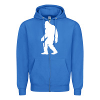 True Royal bigfoot walking silhouette Zipper Hoodie - artisFamous