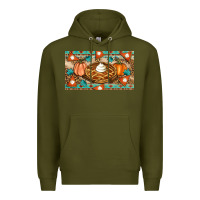 Army Green pumpkin pie Premium Hoodie - Artiststas