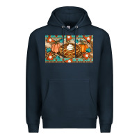 Navy pumpkin pie Premium Hoodie - Artiststas