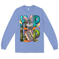 Western Hip Hop Bunny Easter Day Long Sleeve Tee | Teevron