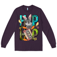 Plum Western hip hop Bunny Easter Day Long Sleeve Tee - LillyAllenDesigns