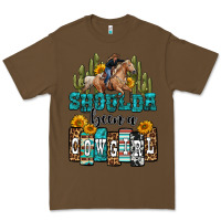 Cacao shoulda been a cowgirl Premium Tee - OliviaCreatesArt
