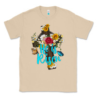 Mushroom he is rısen with cross and butterfly Classic Tee - Artiststas
