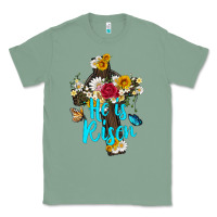 Sage he is rısen with cross and butterfly Classic Tee - Artiststas