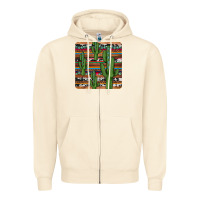 Sandshell cactus gemstone coaster Zipper Hoodie - JahusDesignShop