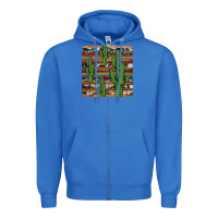 True Royal cactus gemstone coaster Zipper Hoodie - JahusDesignShop