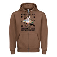 Chestnut merry christmas shitters full Zipper Hoodie - artisFamous