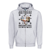 Merry Christmas Shitters Full Zipper Hoodie | Teevron