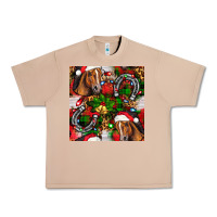 Burro christmas horse leopard Urban Heavy Tee - FaDigitalArtStudio