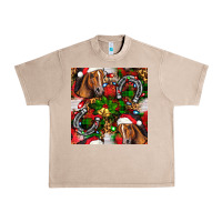 French Oak christmas horse leopard Urban Heavy Tee - FaDigitalArtStudio