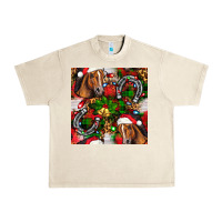Sandshell christmas horse leopard Urban Heavy Tee - FaDigitalArtStudio