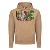 Vintage Coffee Love Came Down Vintage Hoodie - CowhideDigitalArt