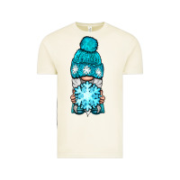 Vintage Arctic winter gnome with snowflake Vintage Tee - BundleAndBundleShop