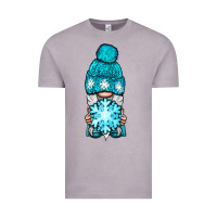 Vintage Zinc winter gnome with snowflake Vintage Tee - BundleAndBundleShop