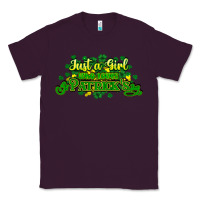 Plum Just a girl who loves St. Patrick's Day Classic Tee - HowdyJamesFarm