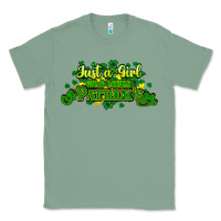 Sage Just a girl who loves St. Patrick's Day Classic Tee - HowdyJamesFarm