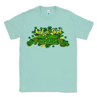 Seafoam Just a girl who loves St. Patrick's Day Classic Tee - HowdyJamesFarm
