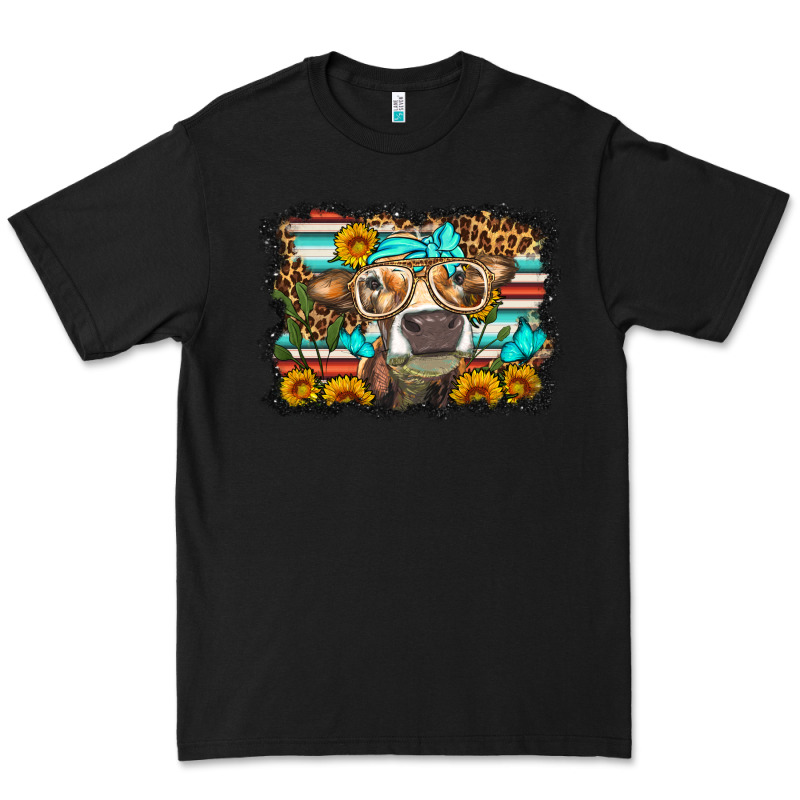 Sunflower Cow Olivia Premium Tee by OliviaCreatesArt | Teevron
