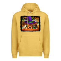 Antique Gold halloween heifer Premium Hoodie - Jasminsmagicworld