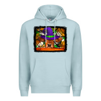 Blue Mist halloween heifer Premium Hoodie - Jasminsmagicworld