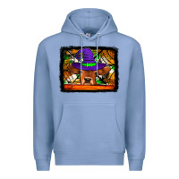 Colony Blue halloween heifer Premium Hoodie - Jasminsmagicworld