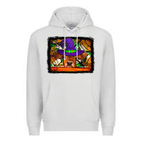 Dove Grey halloween heifer Premium Hoodie - Jasminsmagicworld