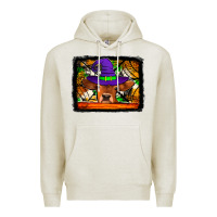 Oatmeal Heather halloween heifer Premium Hoodie - Jasminsmagicworld