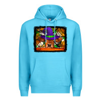 Ocean Blue halloween heifer Premium Hoodie - Jasminsmagicworld